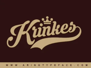 Krinkes font