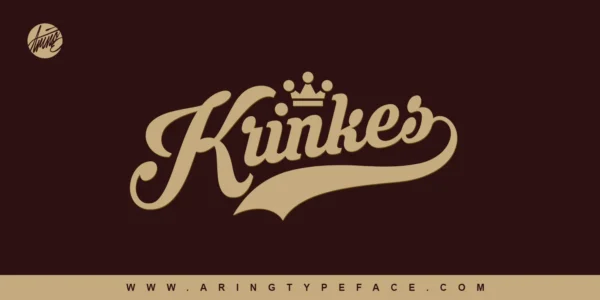 Krinkes font